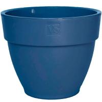 Кашпо Лори 15,6л синий с дренаж вставкой /1шт/ЭД