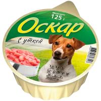 Собаки Оскар Утка 125г 16шт ж/б /1208/