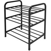 Этажерка д/обуви 3-х ярусная черный  ЭТЭ1/Ч
