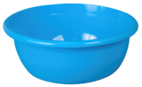 Таз 12л круглый голубой 03025