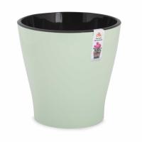 Кашпо Лея 5л оливковый с вставкой М8269 /8шт/ Альтерн