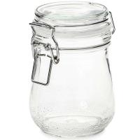 Банка стеклянная 500мл БУГЕЛЬНЫЙ ЗАМОК с крышкой/JAR050/6шт/ATTRIBUTE