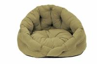 Лежанка Sleep-Бархат №2 овальная пухлая с подушкой 60*48*43см/94474милит/Дарэлл  Лежанка Sleep-Бархат №2 овальная пухлая с подушкой 60*48*43см/94474милит/Дарэлл
