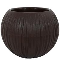 Кашпо Сфера 1,7л темно-коричневый КШ-9625