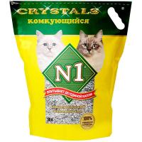 Наполнитель Барсик CRYSTALS №1 комкующийся 10л желтый  Наполнитель Барсик CRYSTALS №1 комкующийся 10л желтый