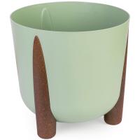 Кашпо Жардин 9л оливковый с дренаж. вставкой М9143 /4шт/ Альтерн