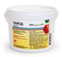 Кайод 1000 таблеток*0,2г 200г Кайод 1000 таблеток*0,2г 200г