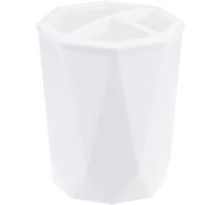 Подставка для зубной щетки и пасты ПРИЗМА белый М2242 