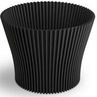 Кашпо Lotos Dlo 11*9см черный 071671 