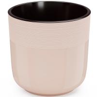 Кашпо Линель 6л бежевый с вставкой М8705