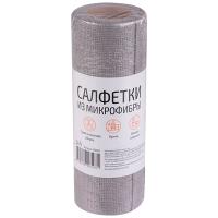 Салфетка хоз-ые 20*20см (20шт рулон) микрофибра 109827 /12шт/120шт/Рыжий кот