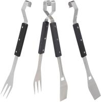 Набор д/барбекю LEONORD BS-4 (вилка, лопатка, щипцы, открывалка/999709 Набор д/барбекю LEONORD BS-4 (вилка, лопатка, щипцы, открывалка/999709