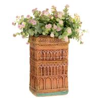 Кашпо Венеция дом №12 ваза для цветов глазурь 118-300-01