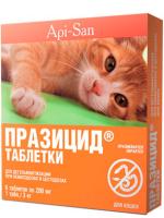 Антигельминтик для кошек Празицид 6 таблеток*200мг(1таб*3кг) Антигельминтик для кошек Празицид 6 таблеток*200мг(1таб*3кг)