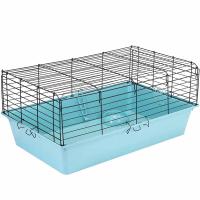 Клетка д/круп. грыз Дарэлл РОДЖЕР №3 складная 78*48*h34см миска 2 кормушка бирюз-черн/4181/Дарэлл
