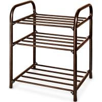 Этажерка д/обуви 3-х ярусная 440х330х500 медный антик ЭТК1/А