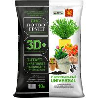 Грунт Гера 3D+ универсальный с гуматом калия 10л Грунт Гера 3D+ универсальный с гуматом калия 10л