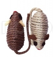 Игрушка для кошек Мышь коричневая 5см  Игрушка для кошек Мышь коричневая 5см