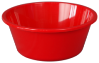 Таз 4л круглый красный