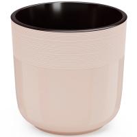 Кашпо Линель 4,5л бежевый с вставкой М8702