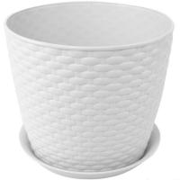 Кашпо РОТАНГ 1л белый М 3080