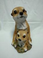 Сурикаты выглядывают из норки L15W12H20см 713171/F674