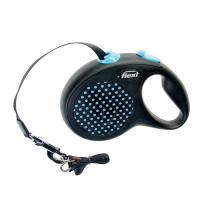 Рулетка Флекси Дизайн L трос 5м на 50кг голубая/34132/20/Евро Рулетка Флекси Дизайн L трос 5м на 50кг голубая/34132/20/Евро
