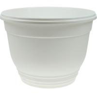 Кашпо Цегла 2л белый с под. 001229 /25шт/