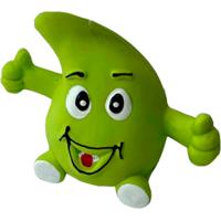 Игрушка с Капелька с пищалкой желто-салатовая из латекса 6см/ЛС313жел/Евро