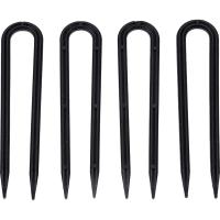 Набор прижимов (4шт) магистрального шланга для капельного полива Жук 330160-00