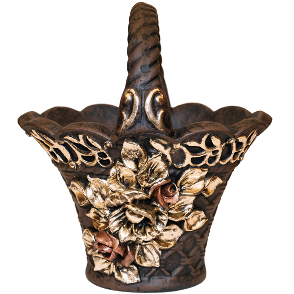 Корзина с цветами пластик ПИ-131