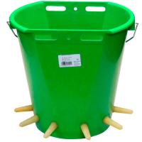 Инструмент Ведро д/кормления ягнят/козлят 6 сосок с клапанами/271/АМА+