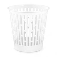 Корзина д/бумаг Матрица 9л белый М8214 /8шт/ Альтерн