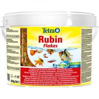 Корм для рыб Tetra Rubin ведро 10 л хлопья для усиления  насыщенности окраса рыб