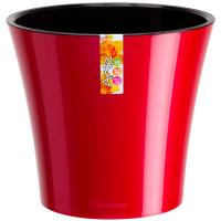 Кашпо Арте 3,5л красный с черной вставкой