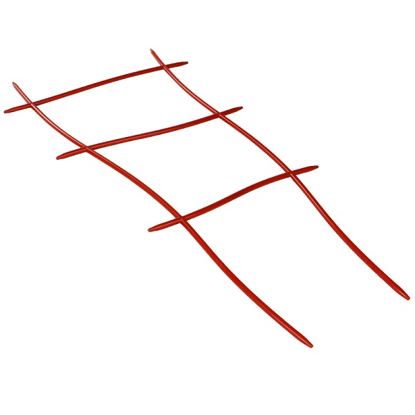 Лестница д/растений терракот