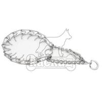 Ошейник строгий быстросъемный с вертлюгом хром 3мм*55см/26455301 Ошейник строгий быстросъемный с вертлюгом хром 3мм*55см/26455301