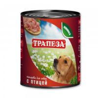 Корм для собак Трапеза Птица ж/б 750гр/3054 Корм для собак Трапеза Птица ж/б 750гр/3054