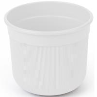 Кашпо Сканди 5л белый с дренаж. вставкой М9153 /12шт/ Альтерн