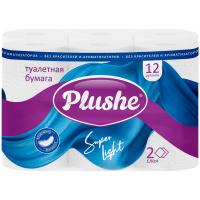 Туалетная бумага 2 слоя "Спасибо за заботу о природе" "Super Light"12рулона*13*68м белый/8шт/73966/