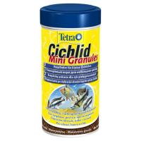 Корм для рыб Tetra Cichlid Mini Granules банка 250 мл мини гранулы для цихлид и крупных рыб Корм для рыб Tetra Cichlid Mini Granules банка 250 мл мини гранулы для цихлид и крупных рыб