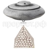 Грот на магните нло с пирамидой