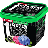 БФ ОГ Удобрение гран. пролонгир. Для гортензий с биодоступ. кремнием, ведро 1 л