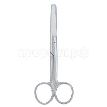  Ножницы 140мм прямые тупоконечные