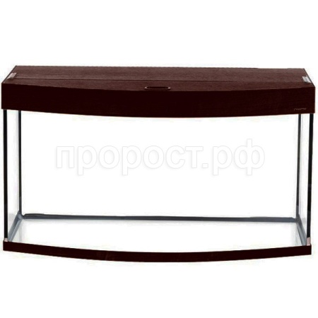 Аквариум фигурный со светильником 330л(155*51*66см) LUX LED Ф380 венге/990618/АП