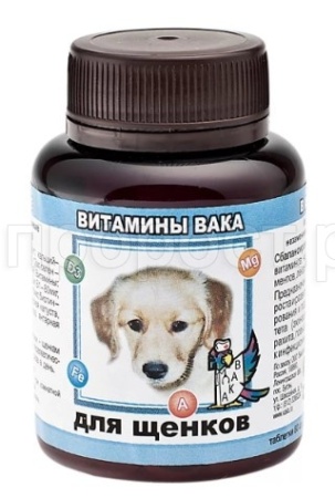 Витамины для щенков ВАКА