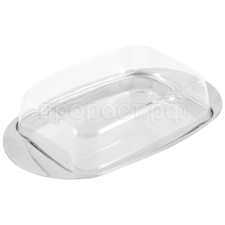 Масленка OLIATORE из нерж стали с пластик крышкой 18*11*4см /30шт/003879/Mallony  Масленка OLIATORE из нерж стали с пластик крышкой 18*11*4см /30шт/003879/Mallony