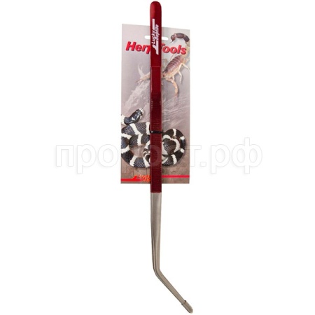 Пинцет д/кормления рептилий LUCKY REPTILE изогнутый 45см (Германия) PA-45