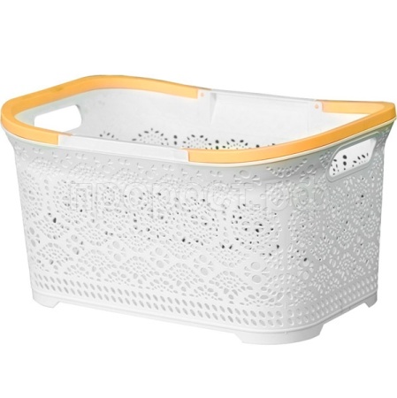 Корзина д/белья Ажурная 45л белый 16033 /5шт/Арз Корзина д/белья Ажурная 45л белый 16033 /5шт/Арз