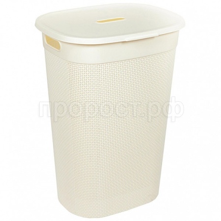 Корзина д/белья OSLO 55л с крышкой и ручками молочный туман PT1334МЛ-6 /6шт/ПТ Корзина д/белья OSLO 55л с крышкой и ручками молочный туман PT1334МЛ-6 /6шт/ПТ